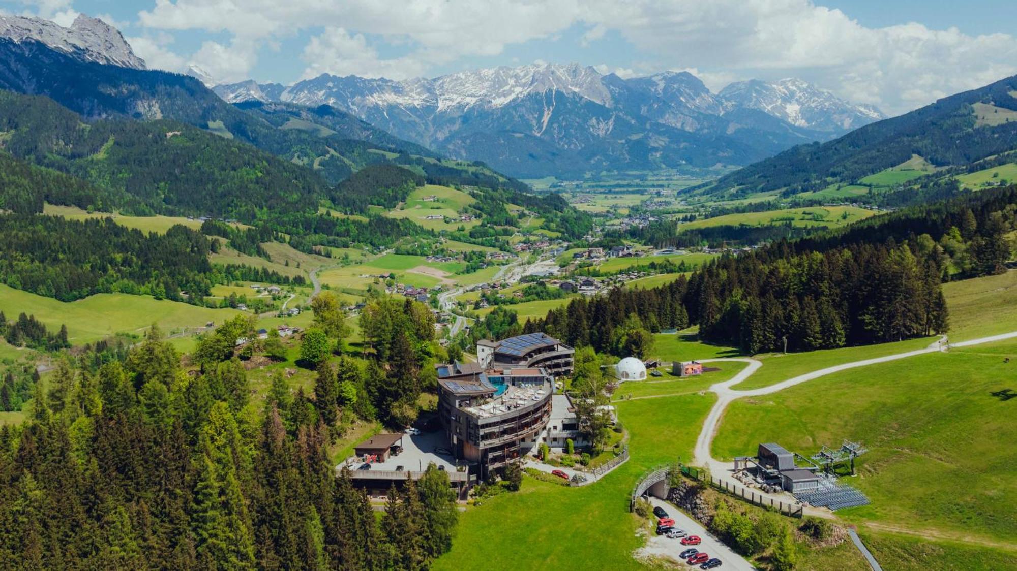 Holzhotel Forsthofalm Leogang Eksteriør billede